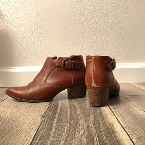 Madewell Buckle Bootie Pecan 7.5